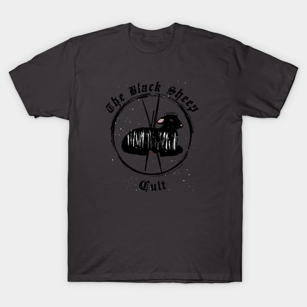 The Black Sheep Cult Sacrificial Lamb T-Shirt by LylaLace Studio